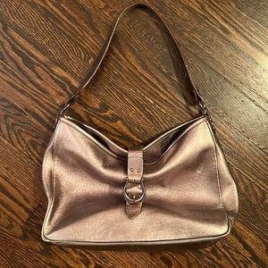 Kate Space Gunmetal Silver Handbag